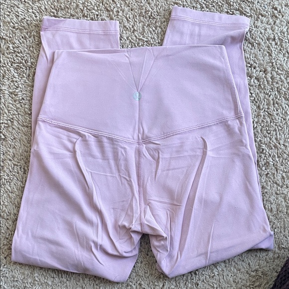 lululemon athletica Pants - lululemon athletica Dusty Pink cropped Align Leggings